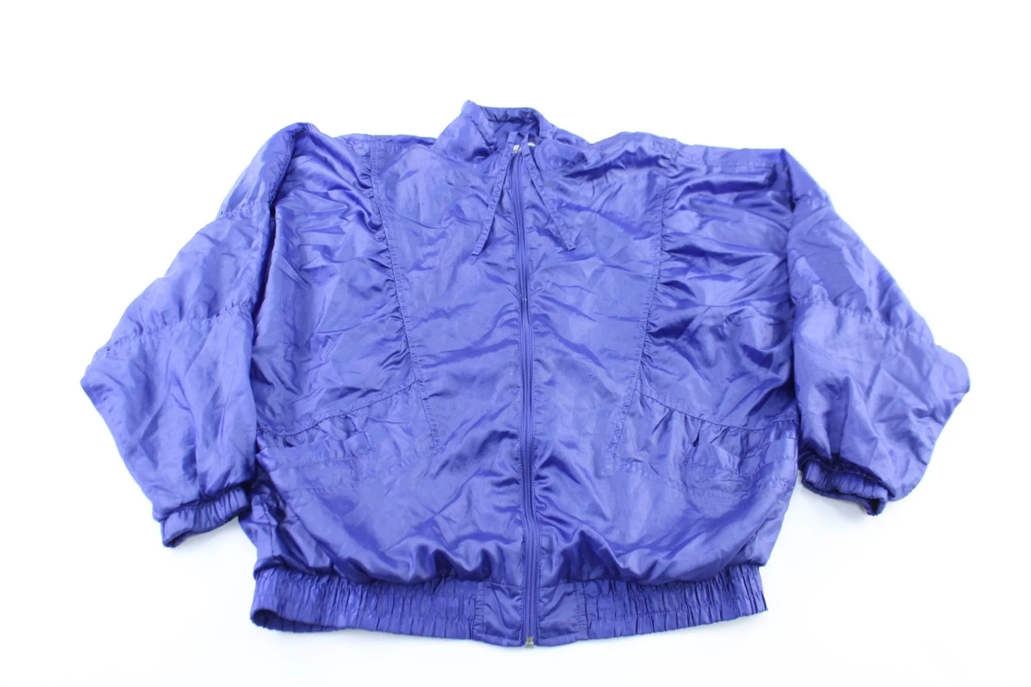 80's Adidas Purple Zip Up Jacket