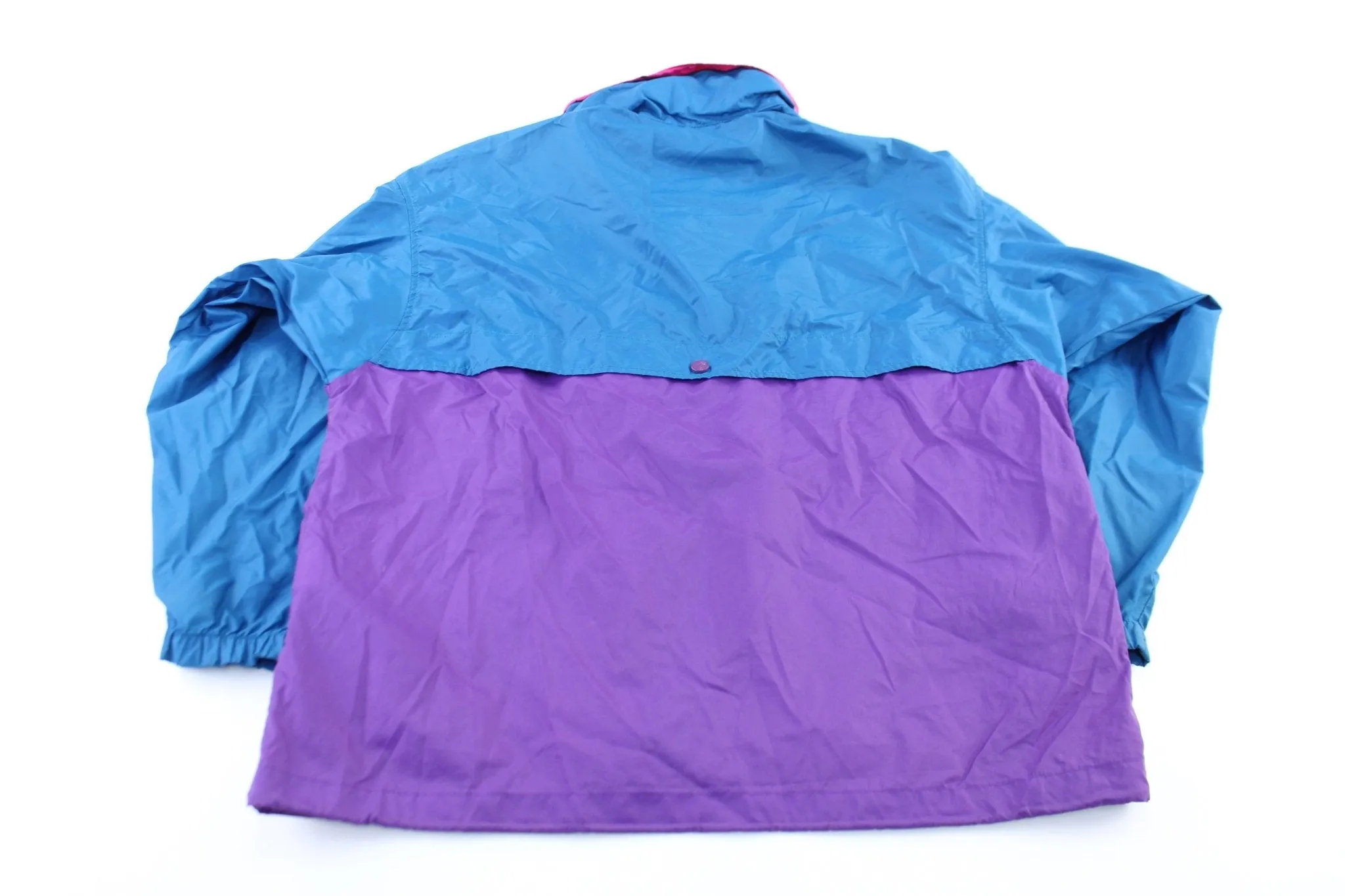 90’s Women's Columbia Sportswear Company Blue & Purple Zip Up Jacket