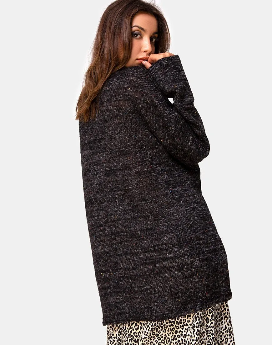 Ajie Jumper in Black Knit