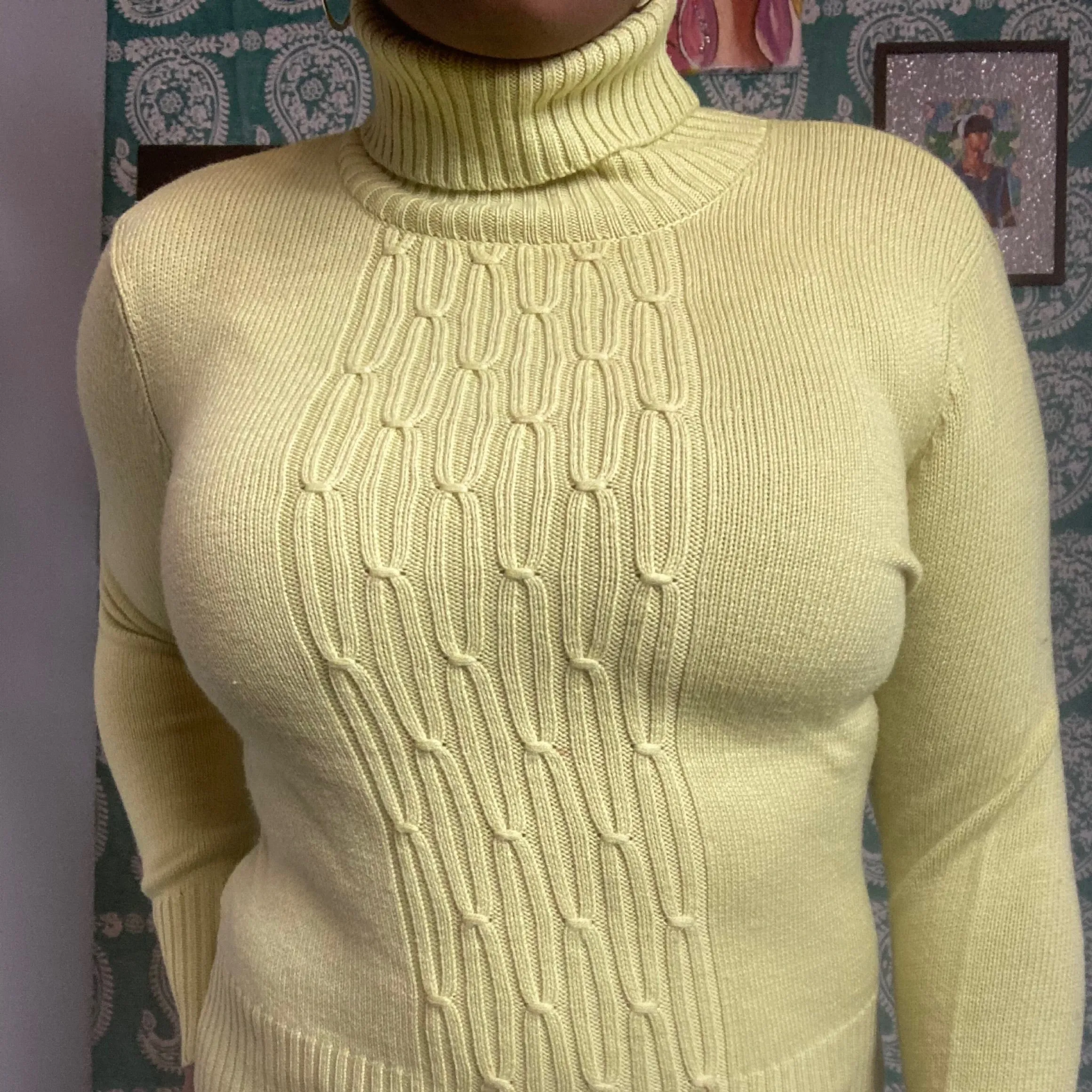 Ann Taylor Merino Wool Turtleneck Sweater Size M