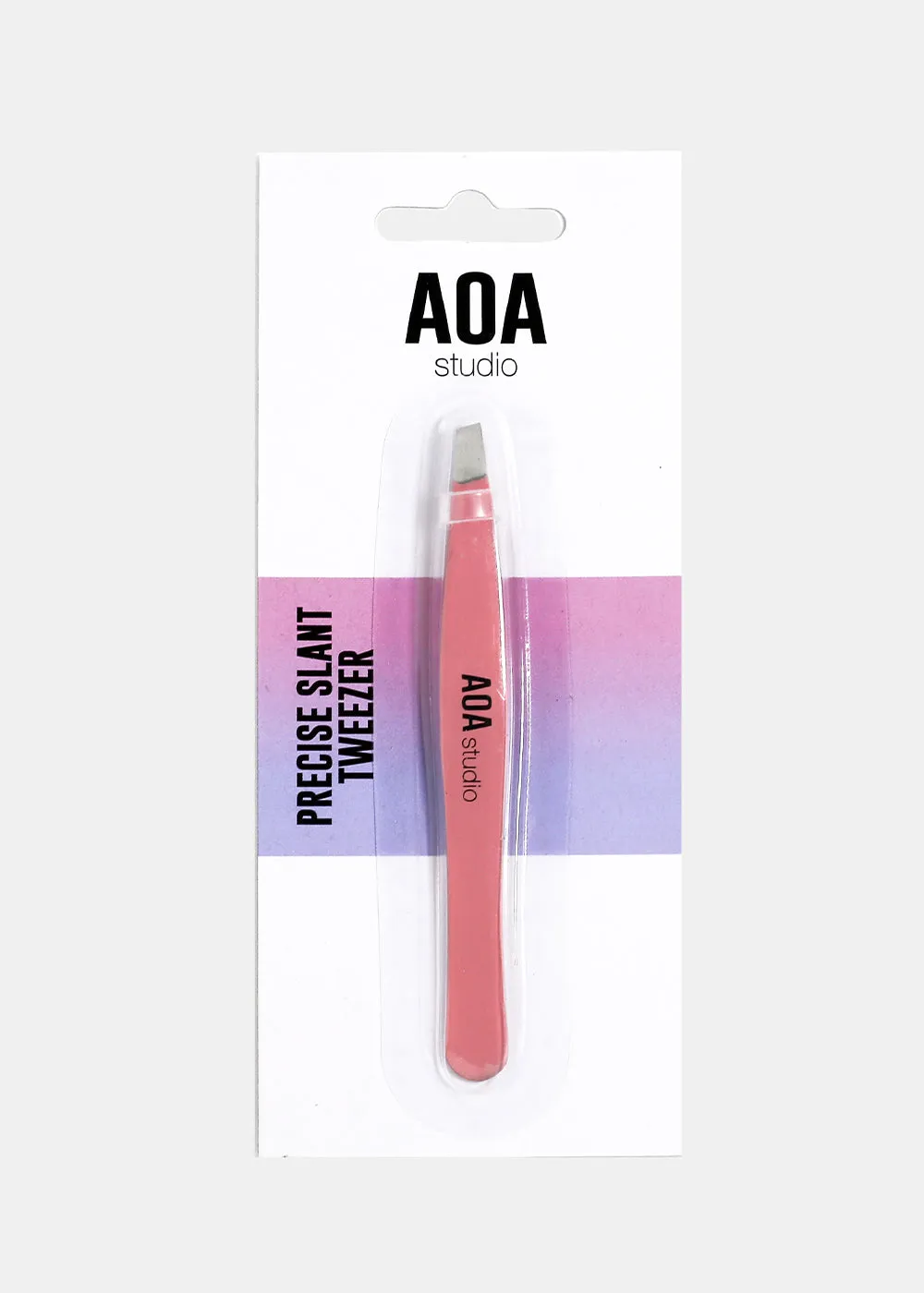 AOA Precision Slant Tweezer - Pink