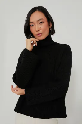 Black Knit Helen Sweater