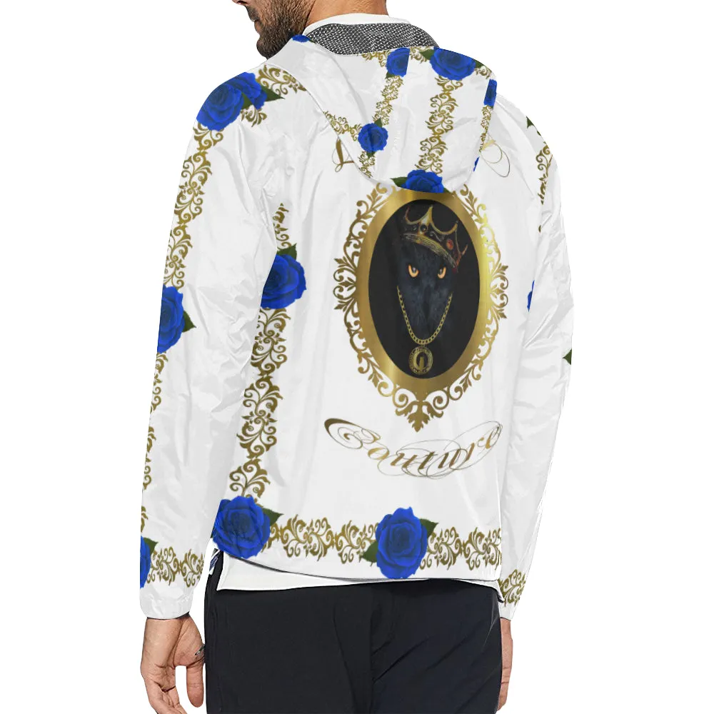 BLUE ROSES OWL Unisex All Over Print Windbreaker