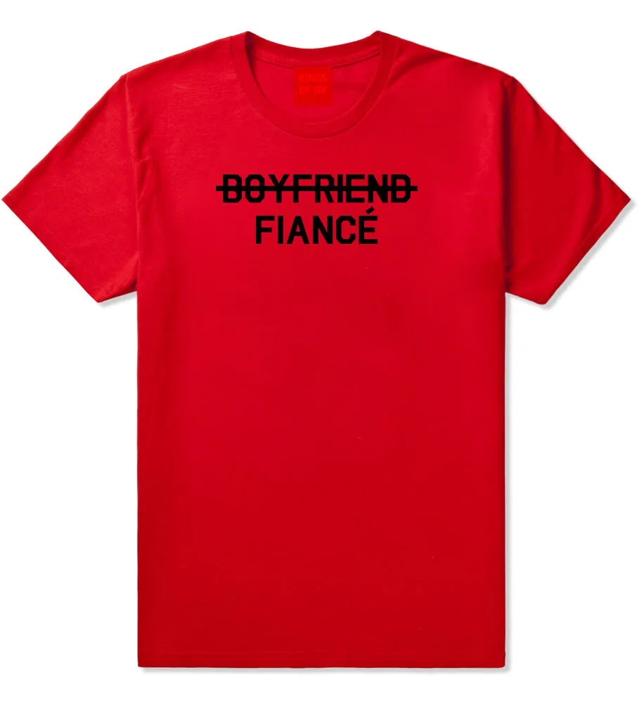 Boyfriend Fiance Engagement Mens T-Shirt