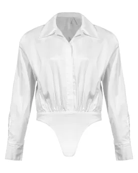 Boyfriend Shirt Bodysuit