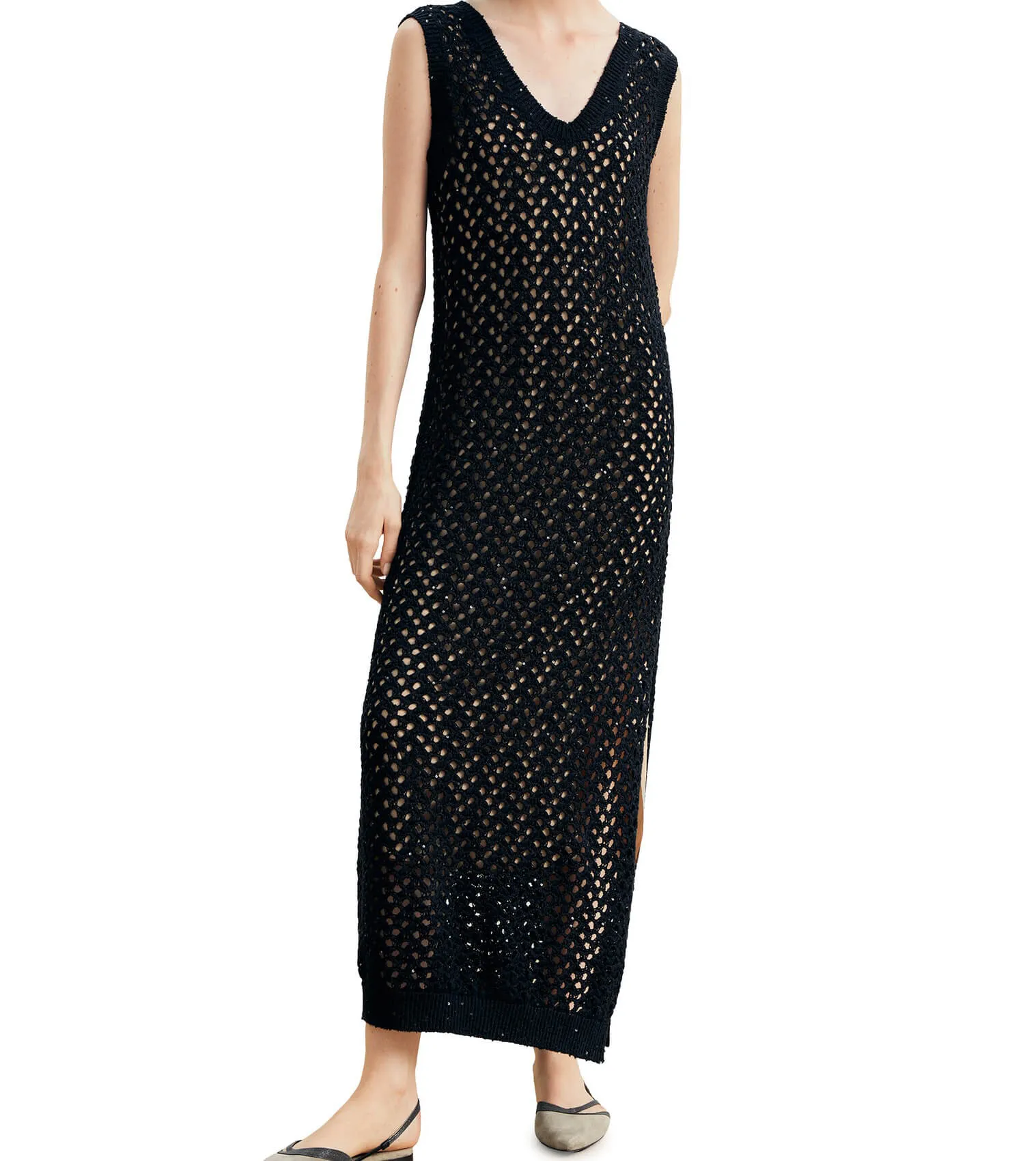 BRUNELLO CUCINELLI Knitted Sleeveless Dress