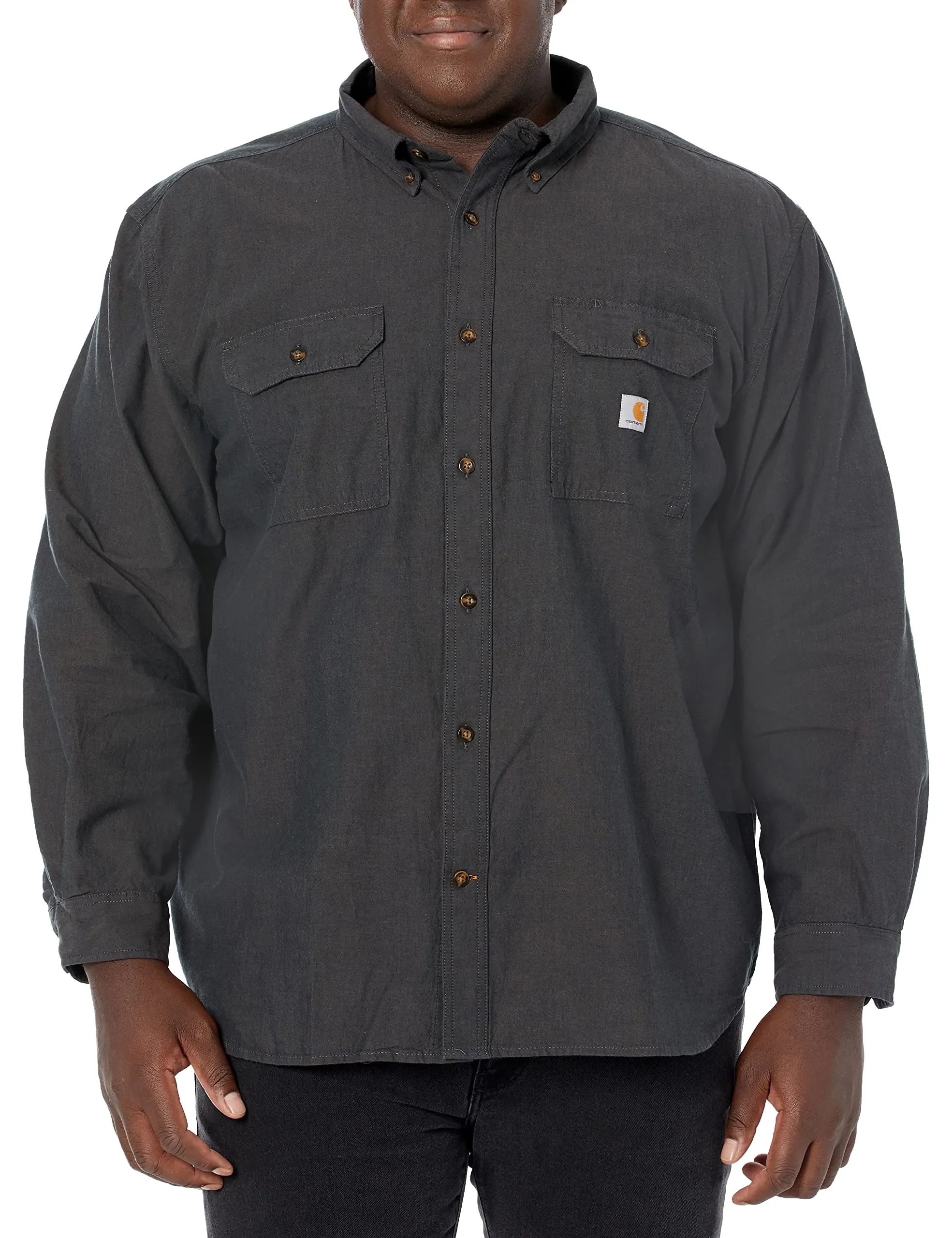 Carhartt 104368 Men's Loose Fit Midweight Chambray Long-Sleeve Shirt