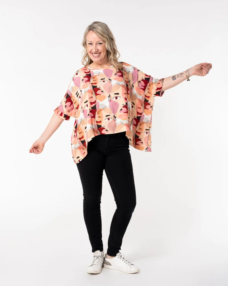 Chloe Top - Floral Trio