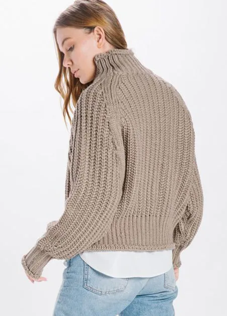 Chunky Turtleneck Sweater