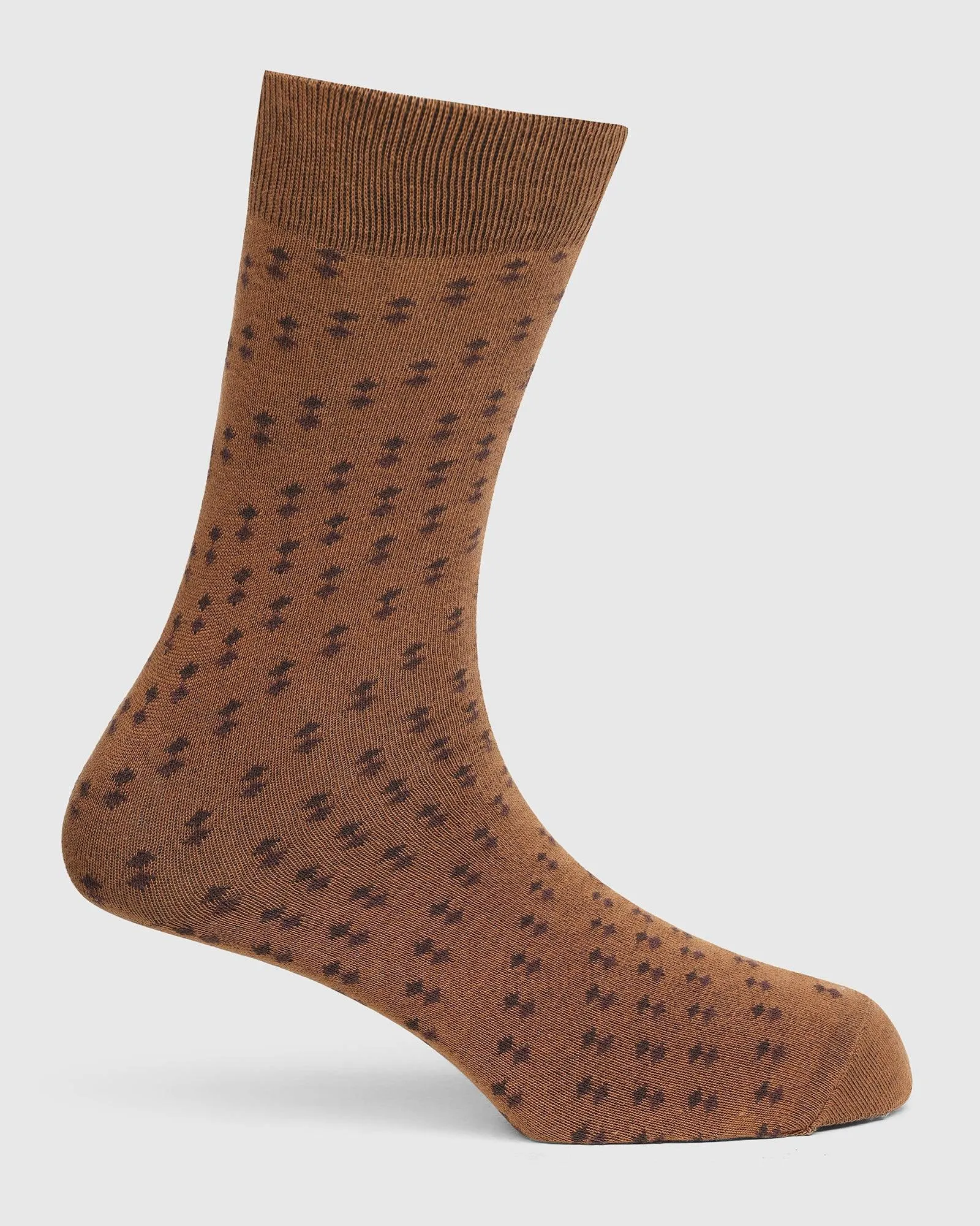 Cotton Beige Textured Socks - Sevilla