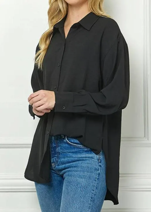 Easy to Love Boyfriend Button Up Shirt