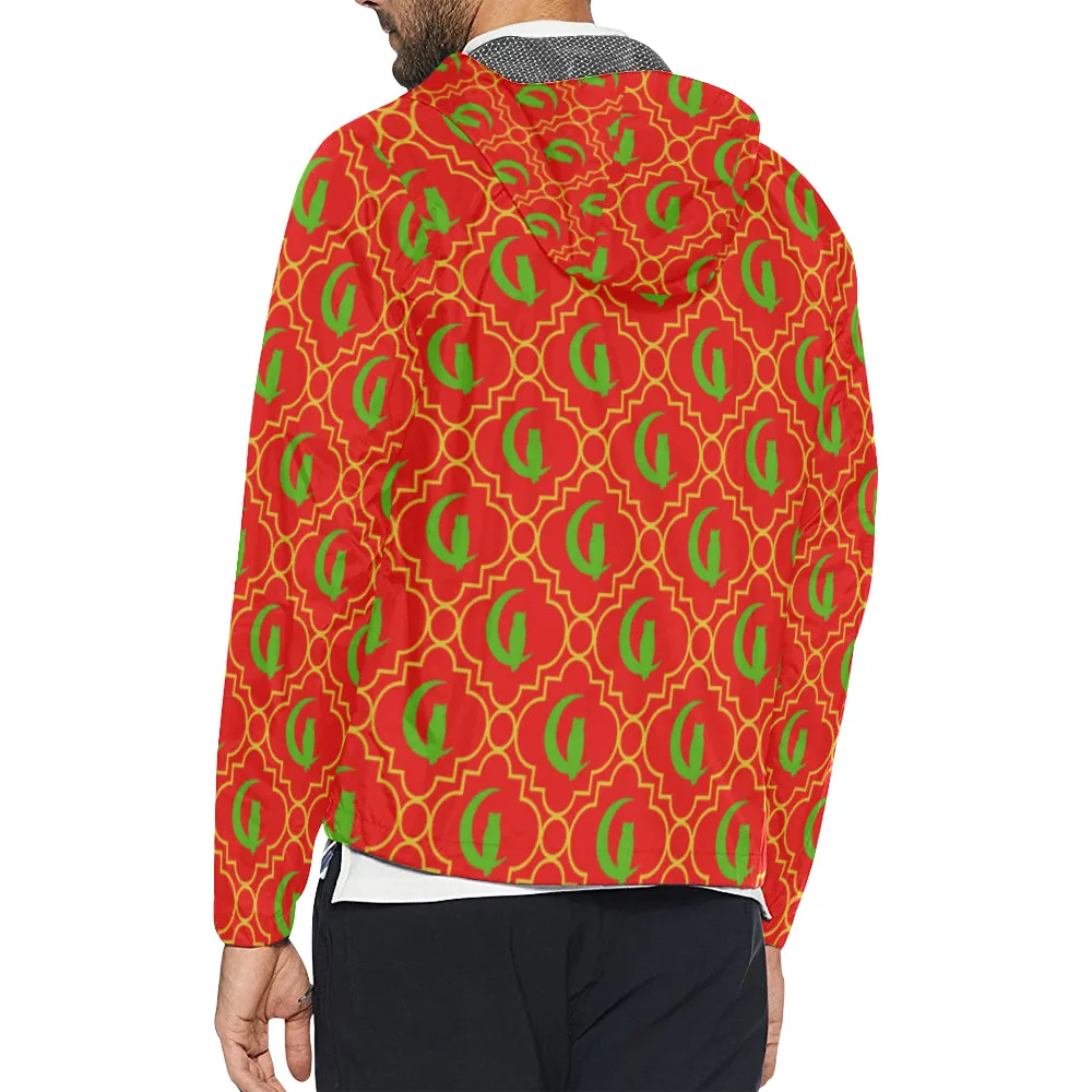 ELEGANCE RJV All Over Print Windbreaker for Unisex