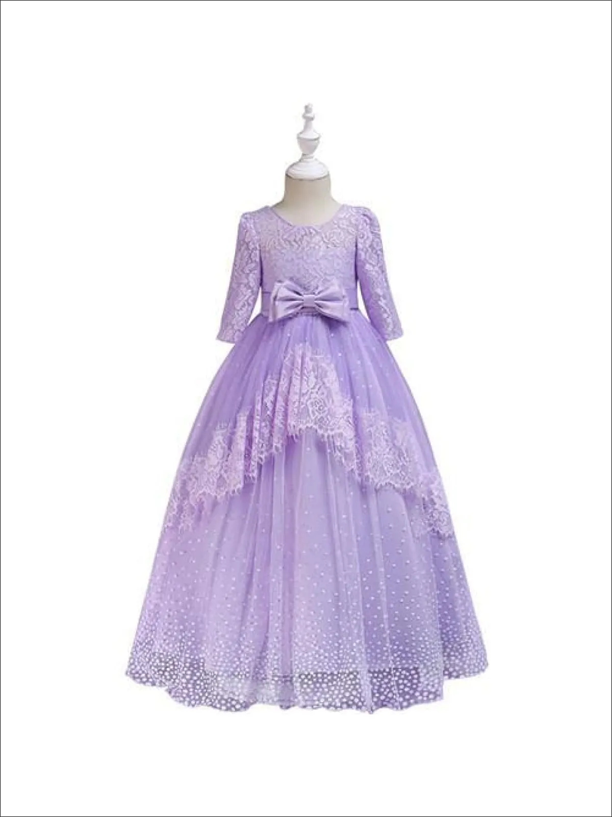 Fit For a Princess Lace Ball Gown