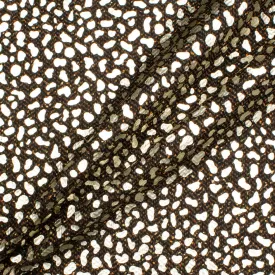 Foil Laminated Brown Tweed Wool