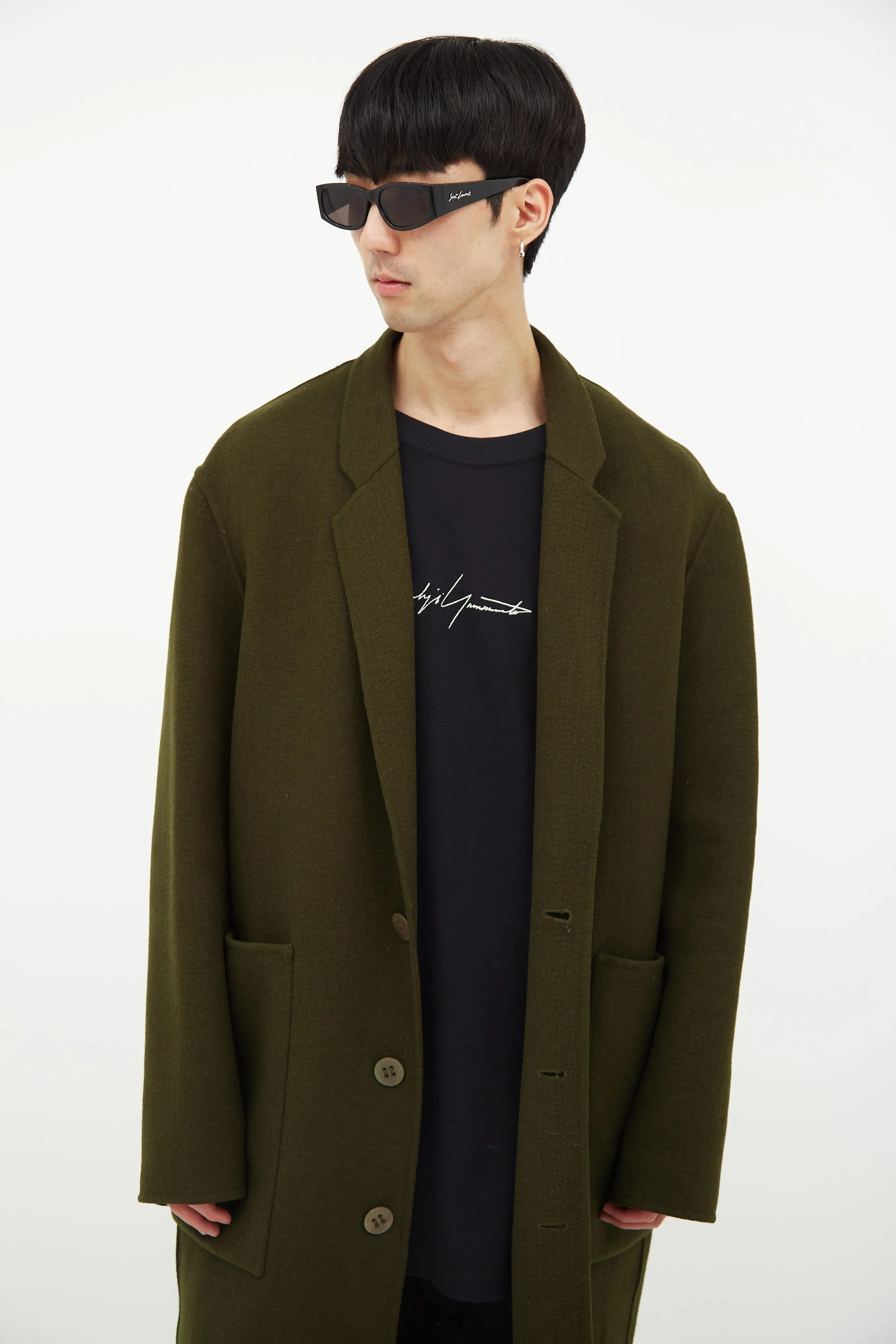 Green Wool Coat