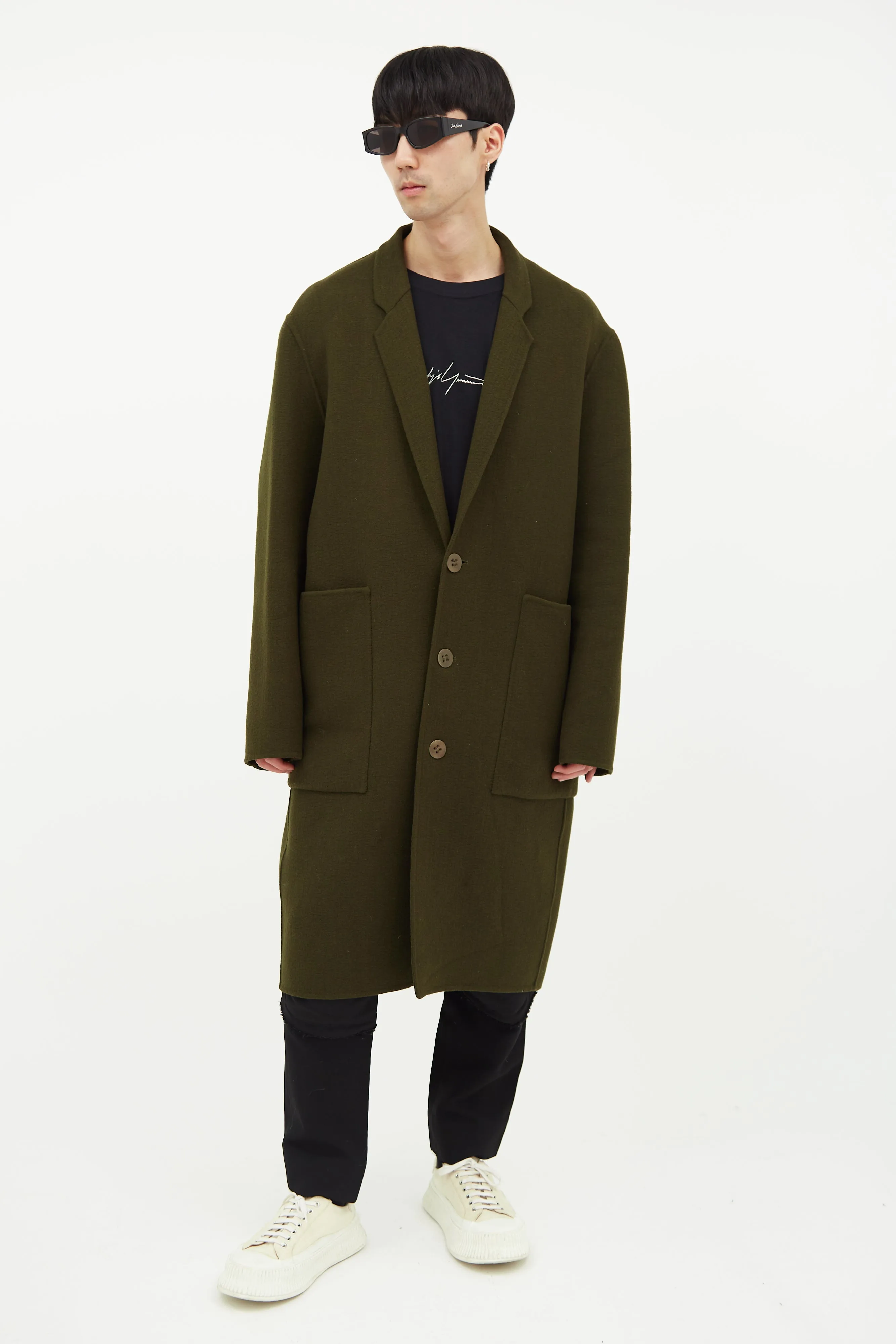 Green Wool Coat