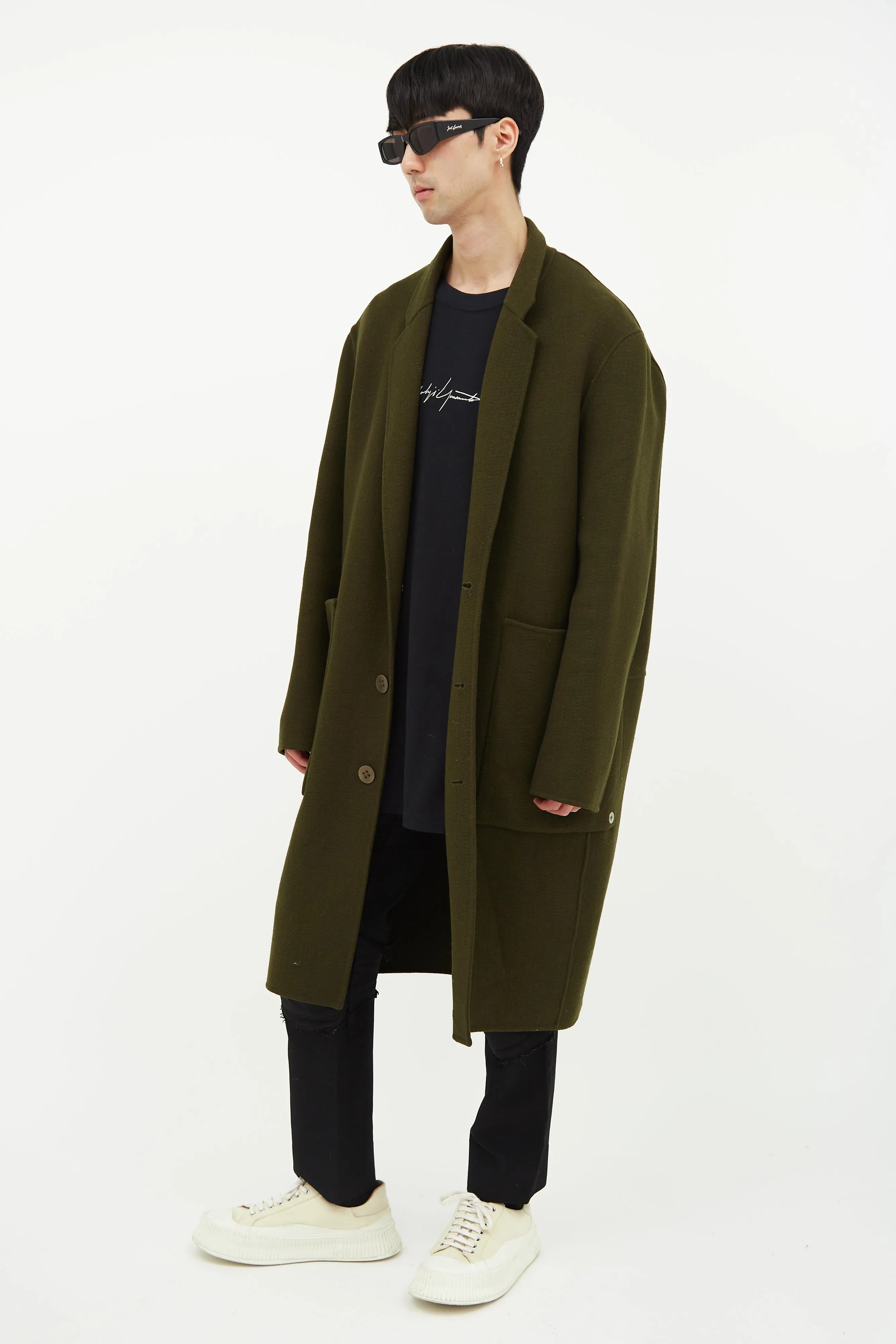 Green Wool Coat