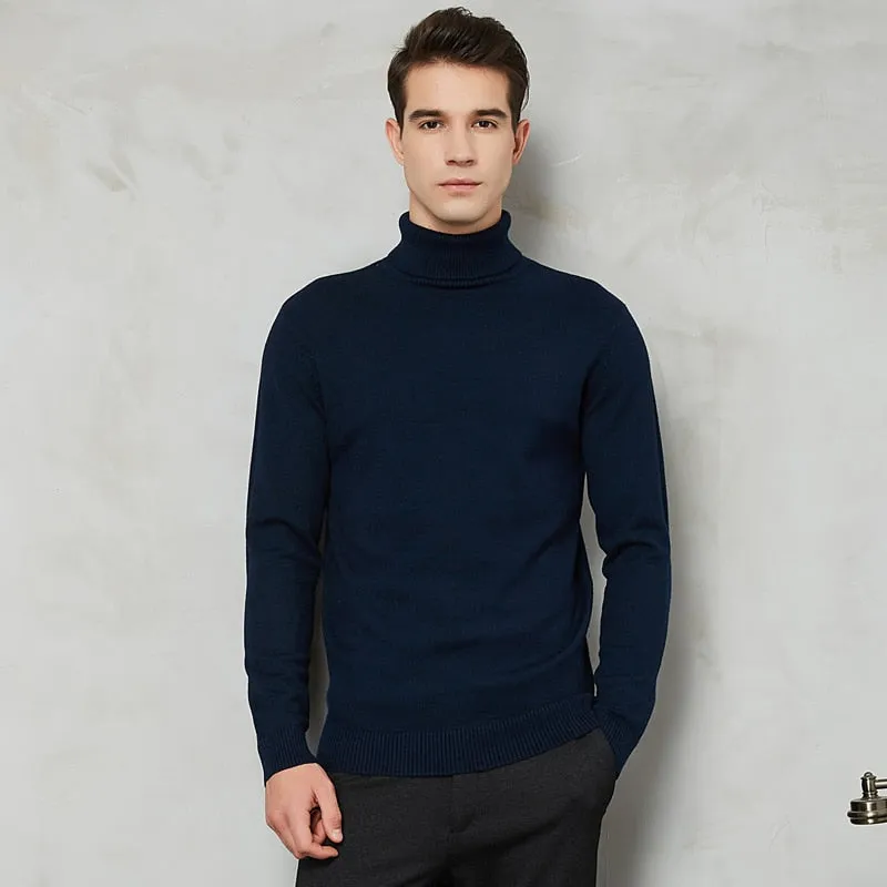 Handsome 8 Color Turtleneck Sweater