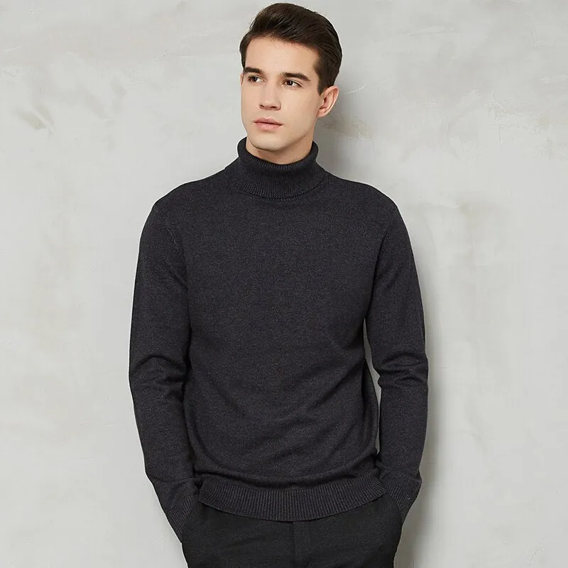 Handsome 8 Color Turtleneck Sweater