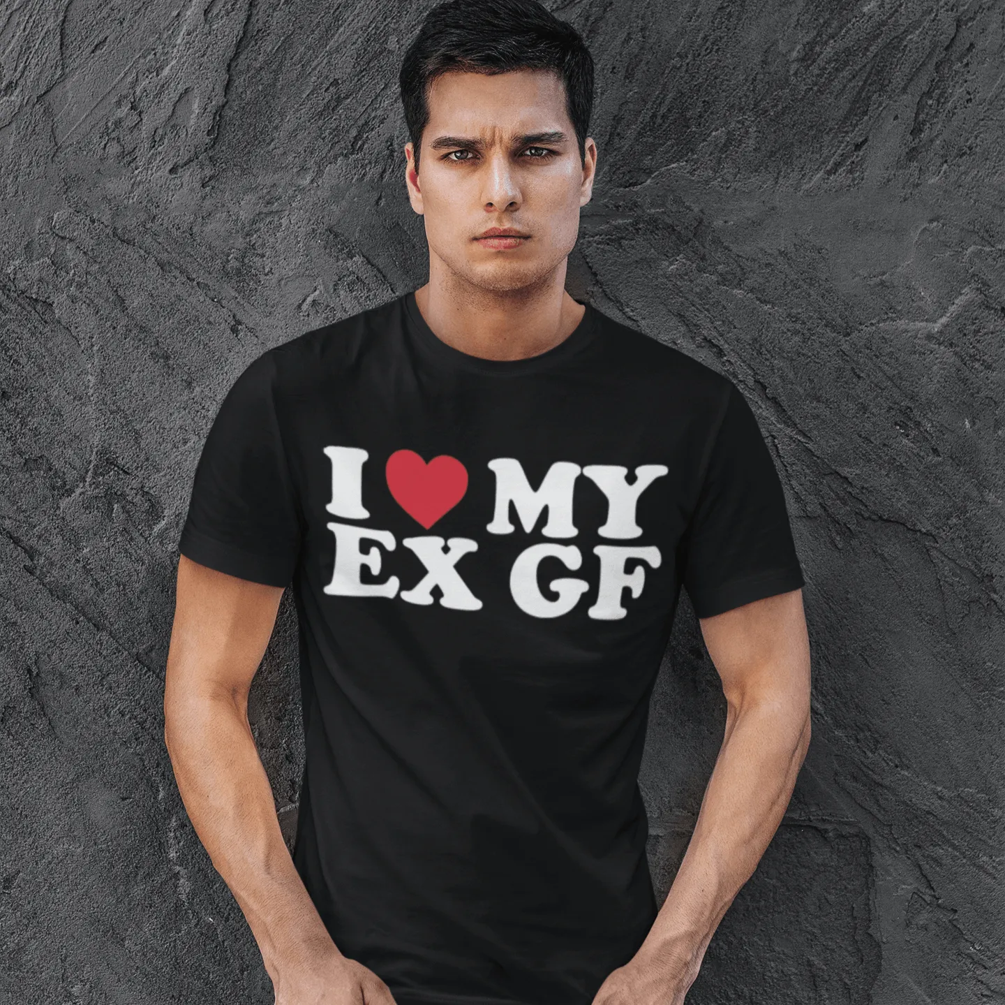 I Love My EX GF Tshirt Short Sleeve 100% Cotton Crew Neck Unisex Top