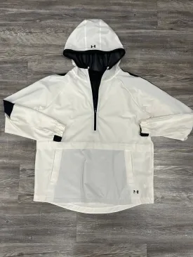 Jacket Windbreaker By Under Armour In Black & White, Size: M