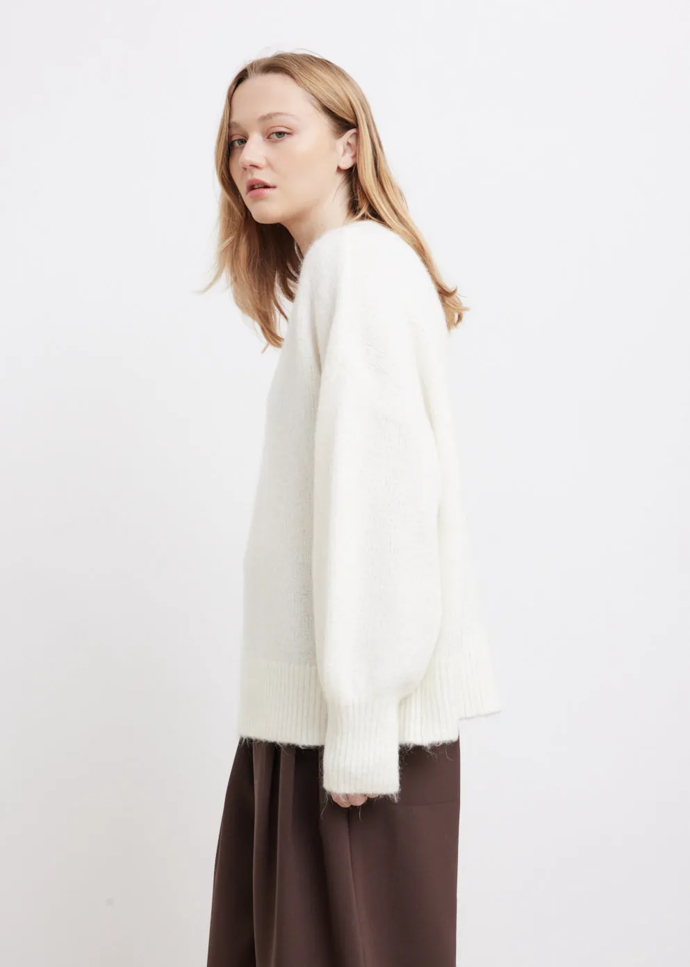 Jameela Knit White