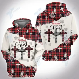 Jesus Christmas Hoodie All Over Print Christ Xmas Hoodie For Men Women