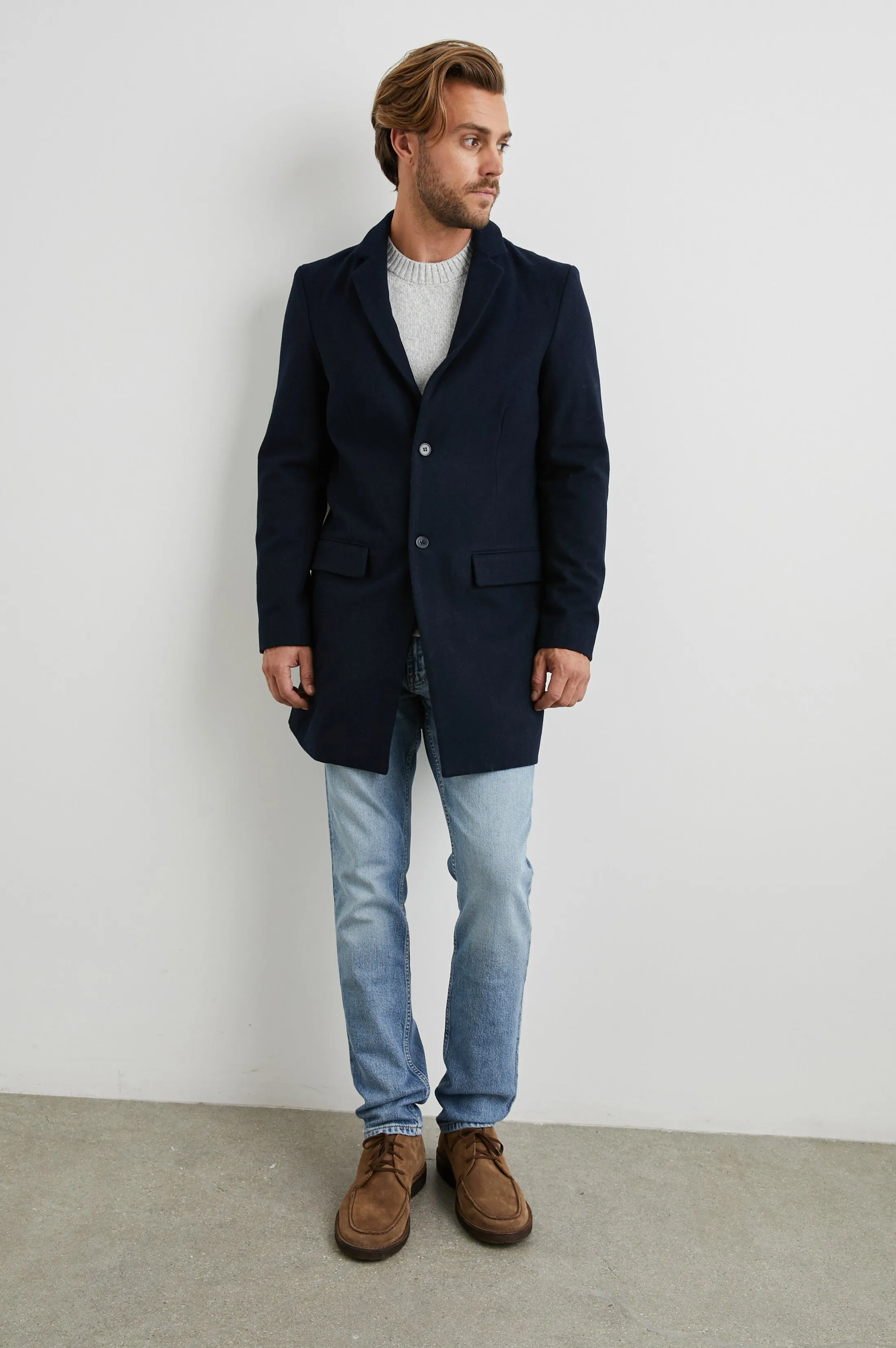 LARK COAT - NAVY