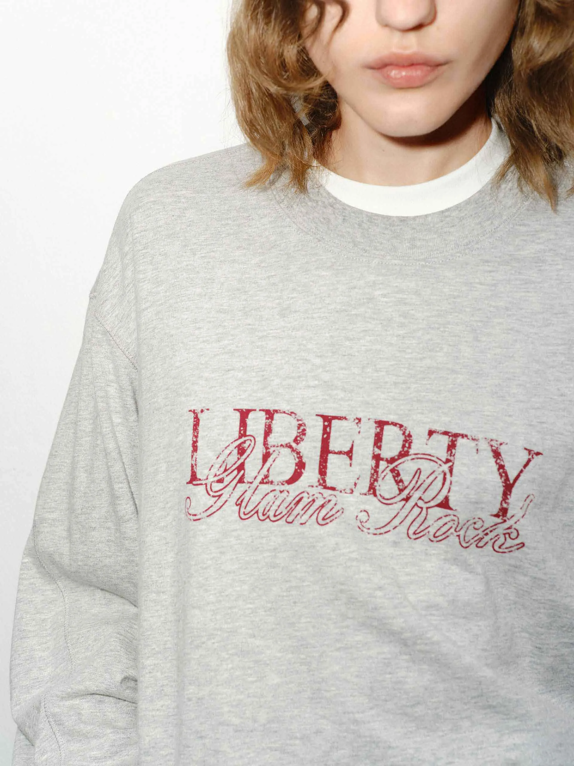 Loose Front Letter T-shirt