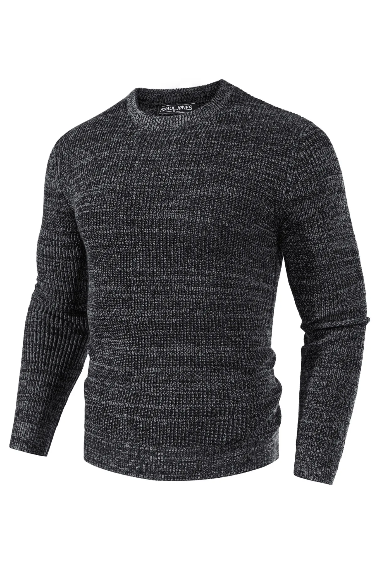 Men's Crewneck Sweater Long Sleeve Vintage Knitted Pullover