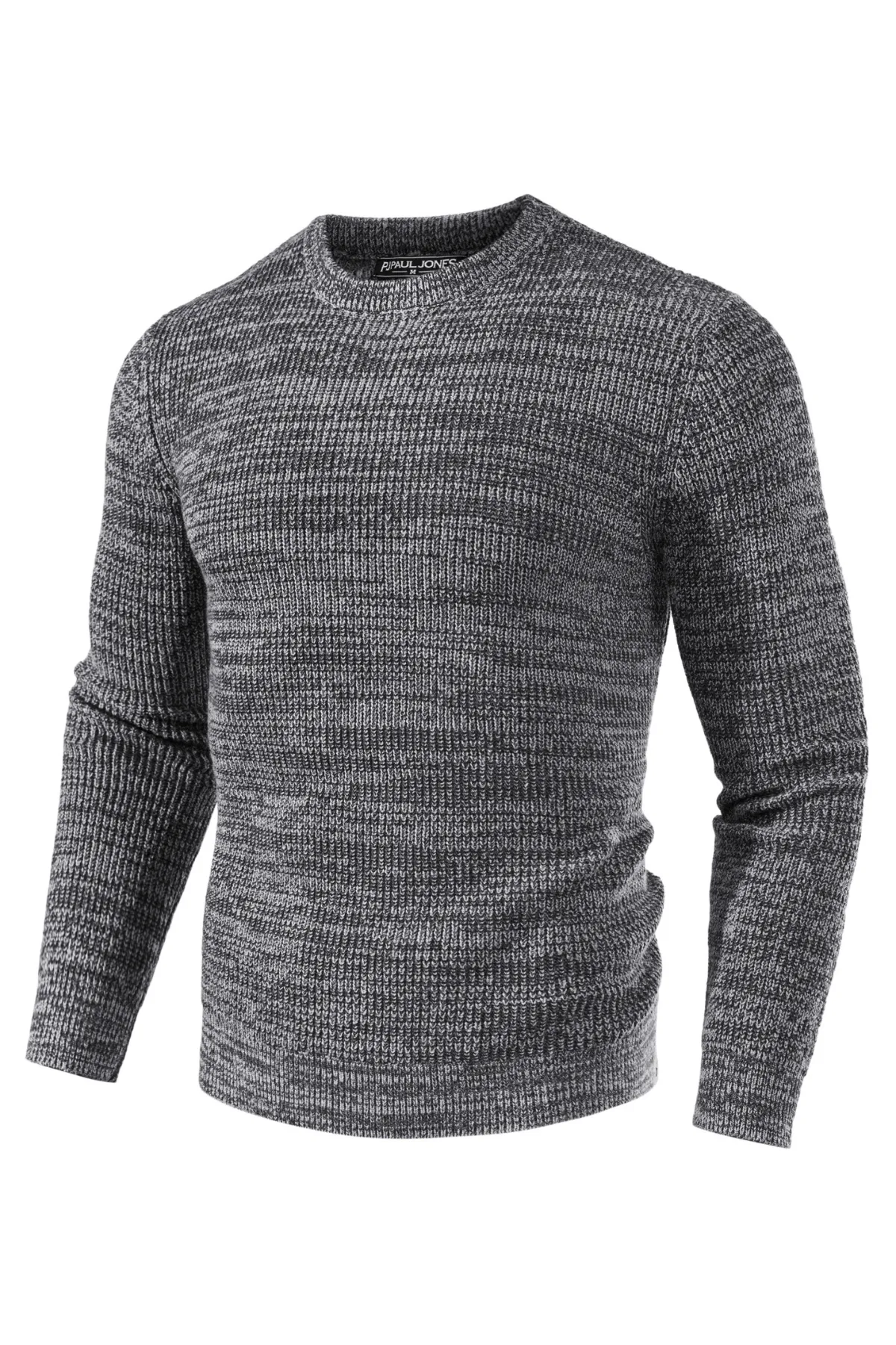 Men's Crewneck Sweater Long Sleeve Vintage Knitted Pullover