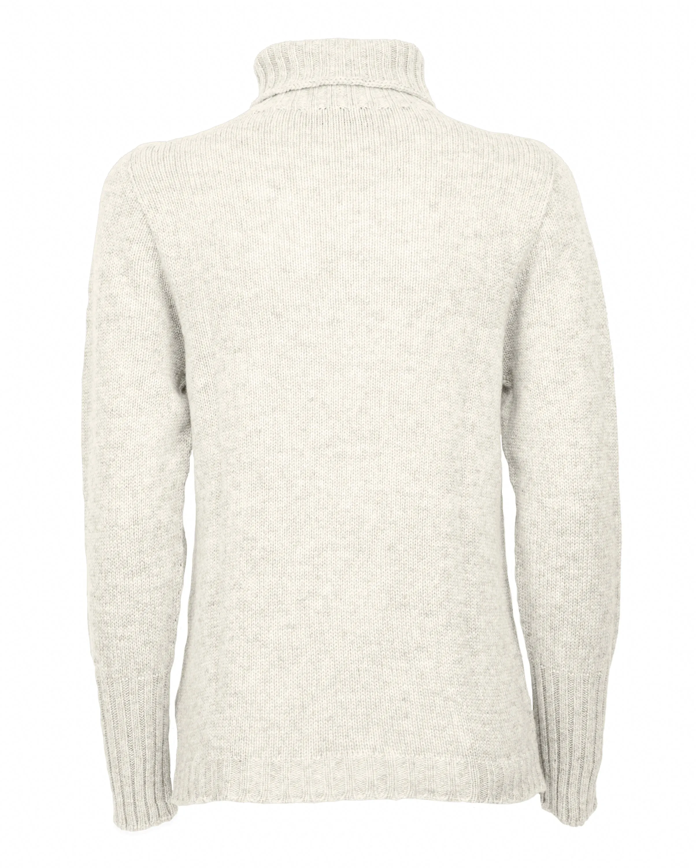 NEW FALL 24 - Women's Classic Cashmere Turtleneck Sweater Milk White