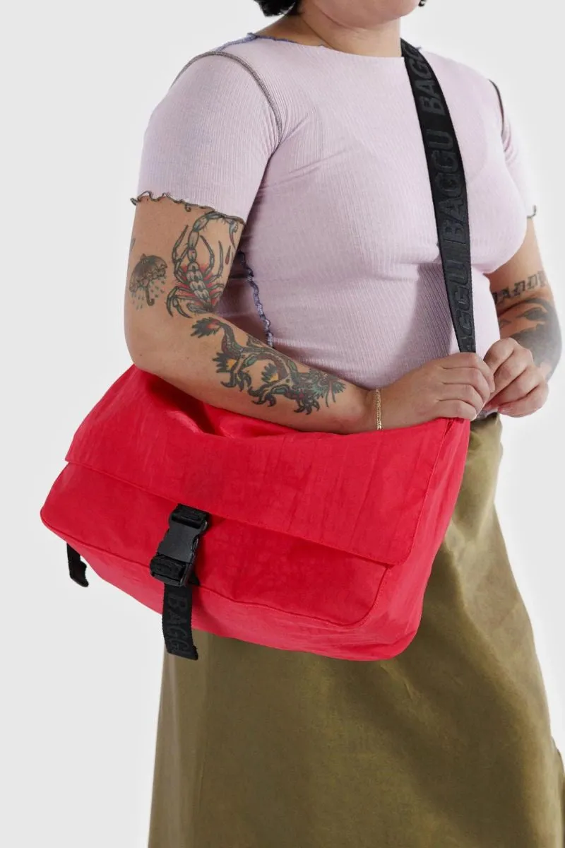 Nylon Messenger Bag