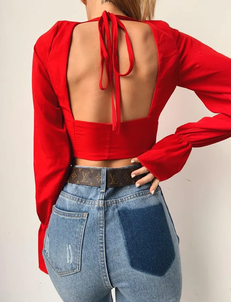 Ocha Top - Red