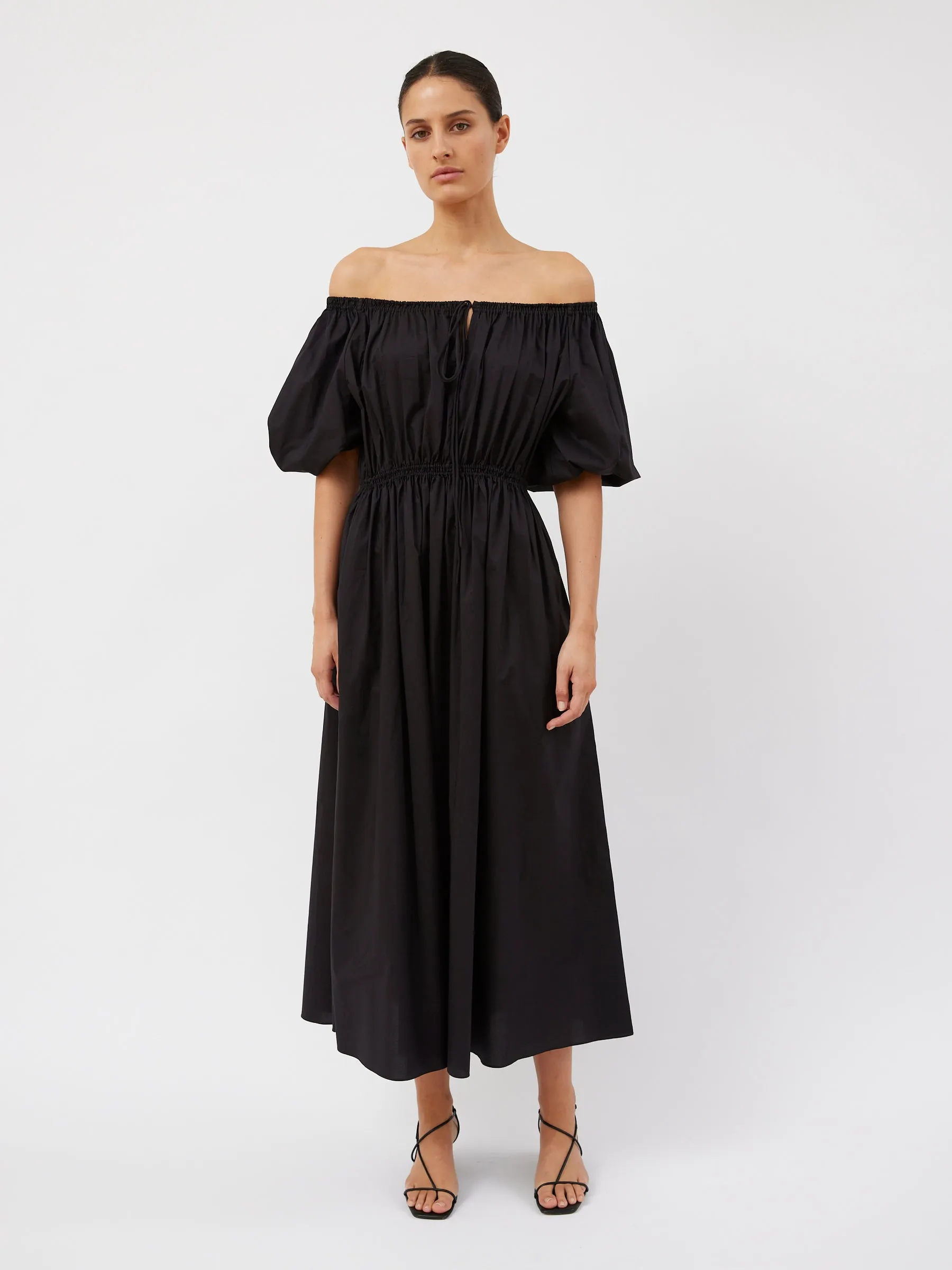 Off The Shoulder Midi Dress