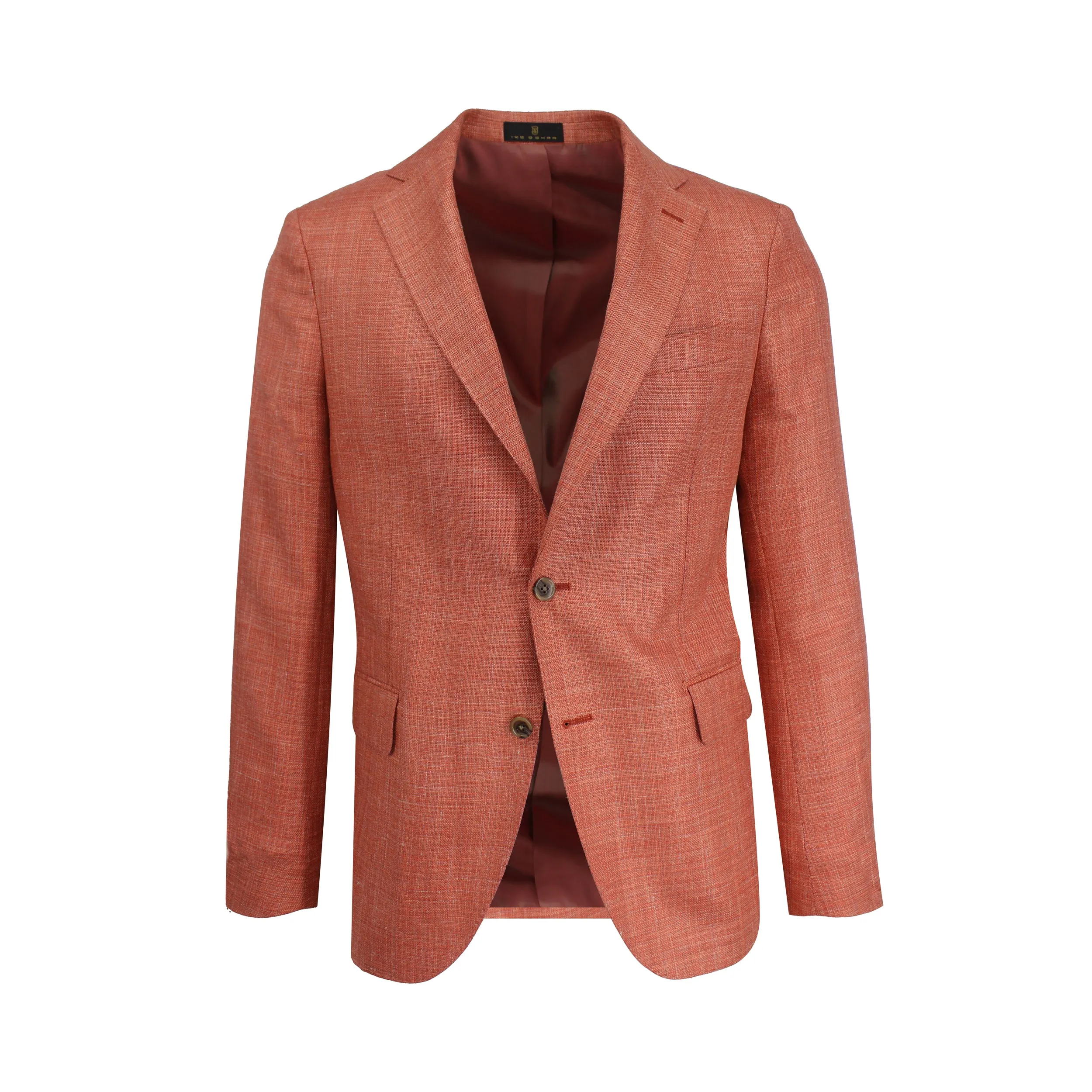 Orange Melange Basket Weave Sport Coat