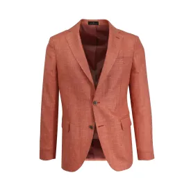 Orange Melange Basket Weave Sport Coat