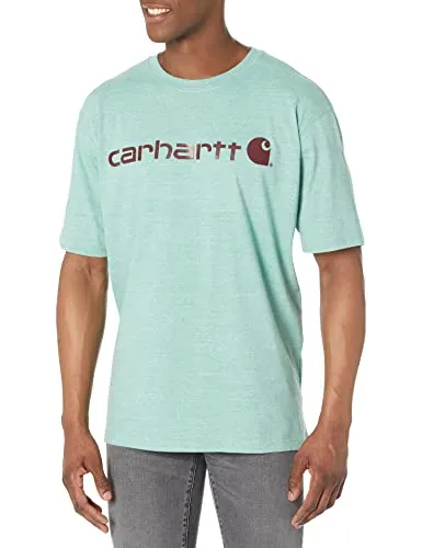 PR ONLY Carhartt 105709 & K195 Men's Loose Fit Heavyweight Short-Sleeve Logo Graphic T-Shirt