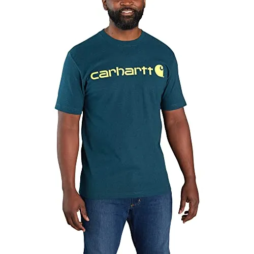 PR ONLY Carhartt 105709 & K195 Men's Loose Fit Heavyweight Short-Sleeve Logo Graphic T-Shirt