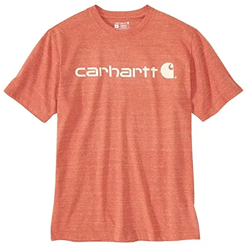 PR ONLY Carhartt 105709 & K195 Men's Loose Fit Heavyweight Short-Sleeve Logo Graphic T-Shirt