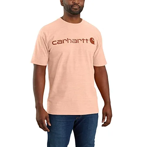 PR ONLY Carhartt 105709 & K195 Men's Loose Fit Heavyweight Short-Sleeve Logo Graphic T-Shirt