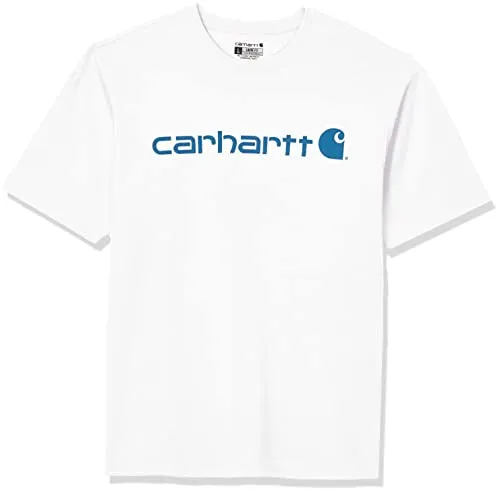 PR ONLY Carhartt 105709 & K195 Men's Loose Fit Heavyweight Short-Sleeve Logo Graphic T-Shirt