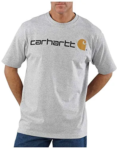 PR ONLY Carhartt 105709 & K195 Men's Loose Fit Heavyweight Short-Sleeve Logo Graphic T-Shirt