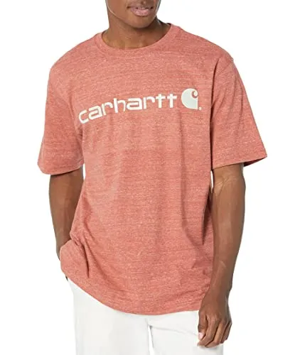 PR ONLY Carhartt 105709 & K195 Men's Loose Fit Heavyweight Short-Sleeve Logo Graphic T-Shirt