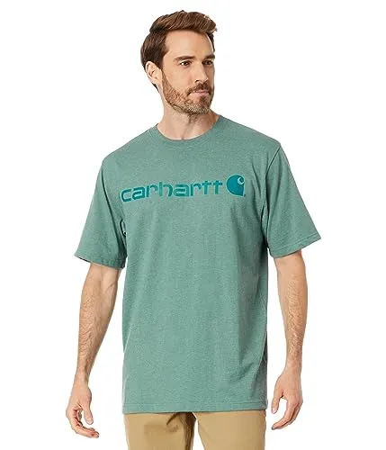 PR ONLY Carhartt 105709 & K195 Men's Loose Fit Heavyweight Short-Sleeve Logo Graphic T-Shirt