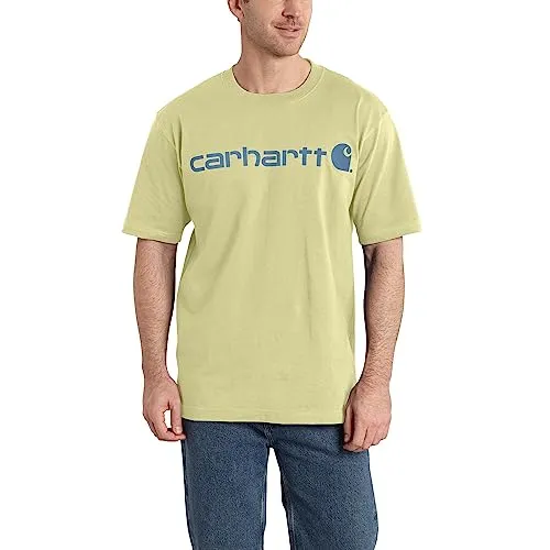 PR ONLY Carhartt 105709 & K195 Men's Loose Fit Heavyweight Short-Sleeve Logo Graphic T-Shirt