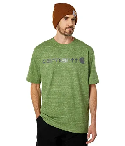 PR ONLY Carhartt 105709 & K195 Men's Loose Fit Heavyweight Short-Sleeve Logo Graphic T-Shirt