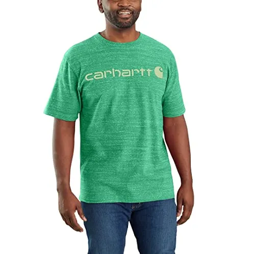 PR ONLY Carhartt 105709 & K195 Men's Loose Fit Heavyweight Short-Sleeve Logo Graphic T-Shirt