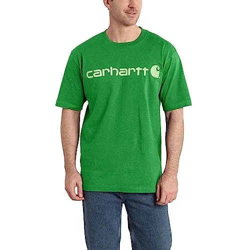 PR ONLY Carhartt 105709 & K195 Men's Loose Fit Heavyweight Short-Sleeve Logo Graphic T-Shirt