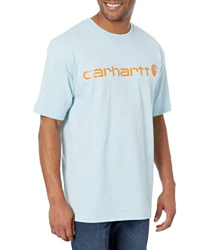 PR ONLY Carhartt 105709 & K195 Men's Loose Fit Heavyweight Short-Sleeve Logo Graphic T-Shirt